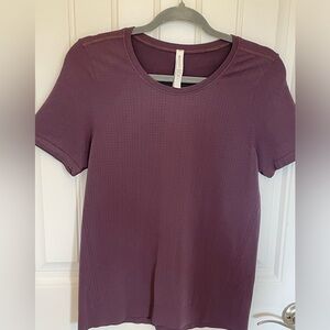 Athleta In Motion Seamless Tee Rose Medium